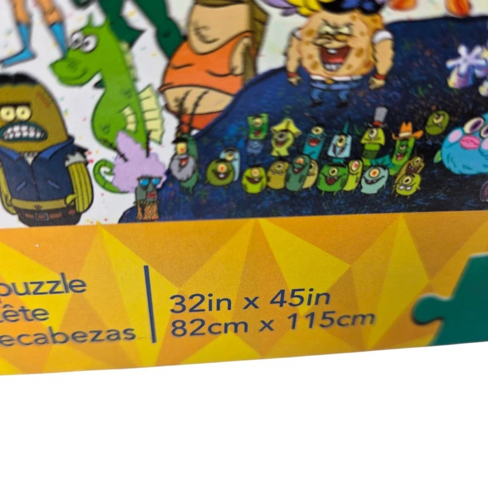 Aquarius SpongeBob SquarePants 3000 Piece Jigsaw Puzzle Bikini Bottom Party New